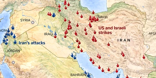 Harta geopolitică a Orientului Mijlociu 2026 png