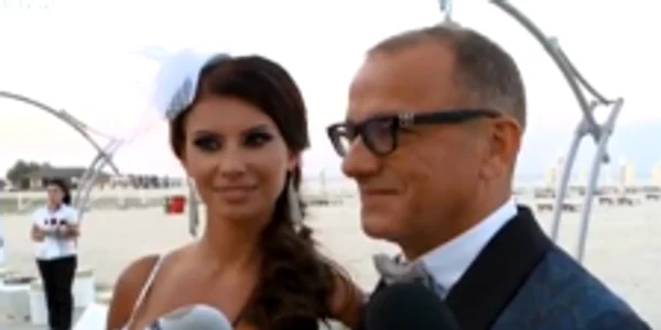 Imagine de la nunta Nataliei Barbu. Captură: Pro TV
