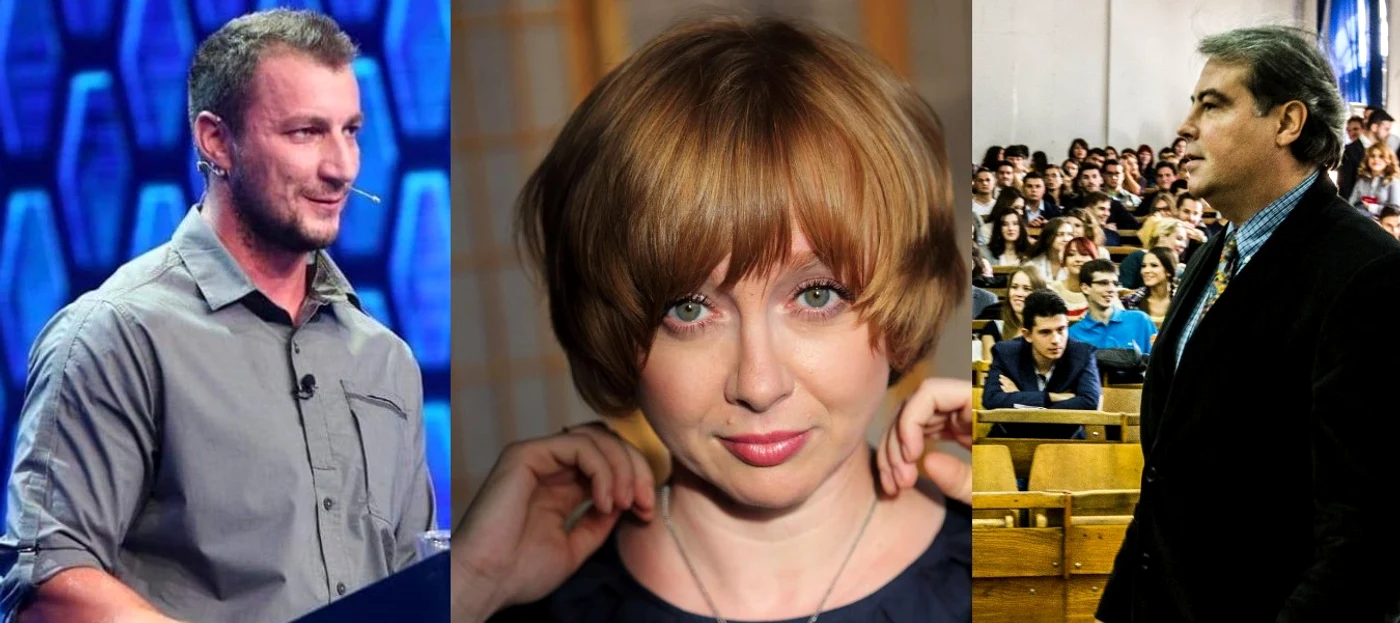 Marian Godină, Emilia Șercan și Adrian Cioroianu FOTO Colaj Facebook