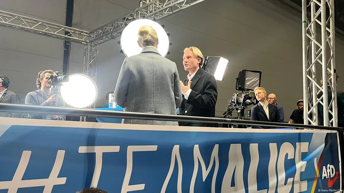 Lidera partidului AfD, Alice Weidel, într-un interviu cu Leonard Jäger