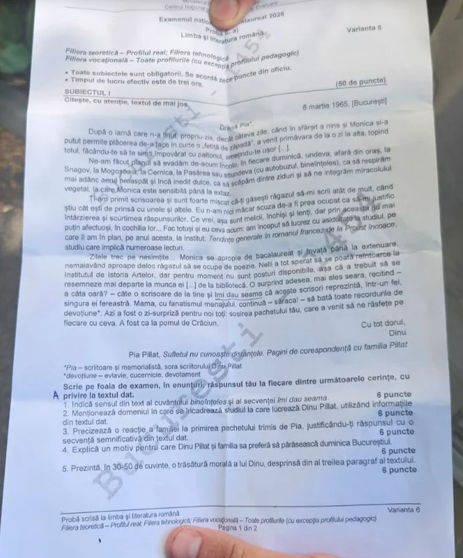 Bacalaureat 2026  Proba la Limba Română, profilurile Real și Tehnologic (1) png