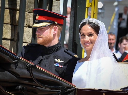 Harry s-a căsătorit cu Meghan Markle în data de 19 mai, la Castelul Windsor