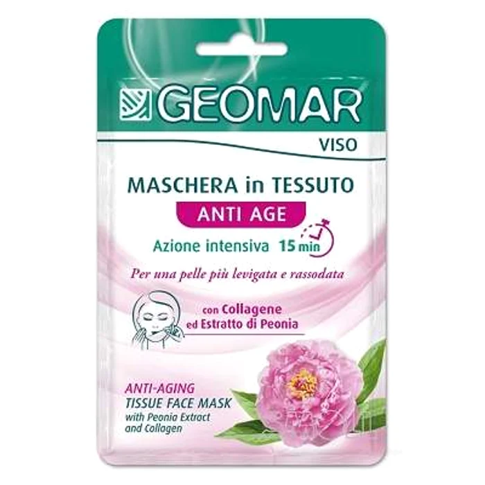 Mască de faţă antirid cu colagen şi bujor, Geomar, 9 lei jpg jpeg