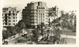 Piața Rosetti din București, în perioada interbelică © iMAGO Romaniae)