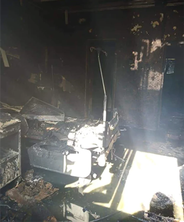 Sora unei paciente moarte în incendiu