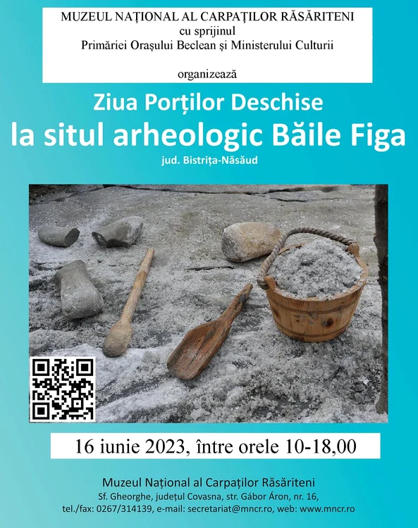 Ziua Porților Deschise la situl arheologic Beclean - Băile Figa, din Bistrița-Năsăud (foto: Muzeul Național al Carpaților Răsăriteni)