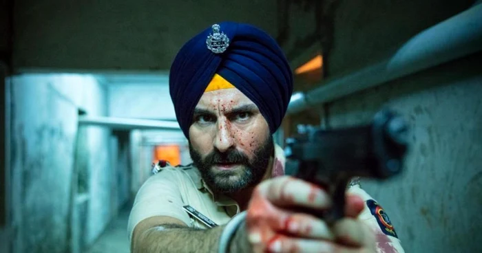 Saif Ali Khan, în rolul poliţistului Sartaj Singh, în serialul „Sacred Games“