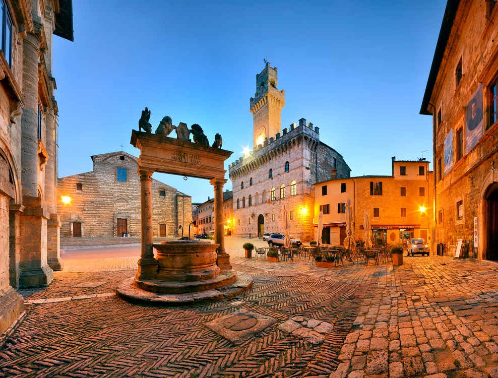 Montepulciano este o comună în Provincia Siena, Toscana din centrul Italiei Foto: Facebook