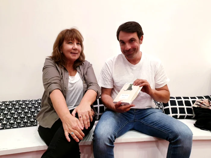 Scriitoarea Doina Ruşti şi actorul Alexandru Papadopol