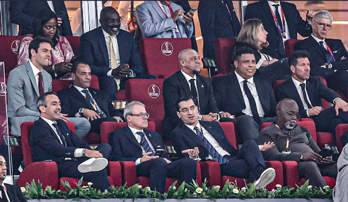 Răzvan Burleanu, la CM din Qatar FOTO Twitter 