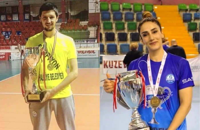Betul Coban Cakir și soțul ei, Bedrettin Cakir, printre victimele seismului. Foto Ensonhaber