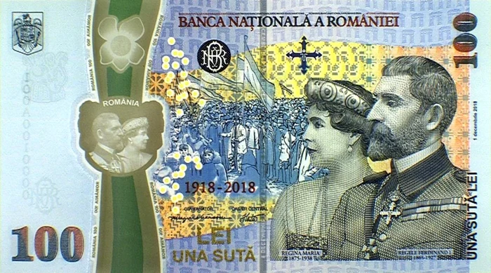 bancnota 100 lei aniversara 1 dec 2019