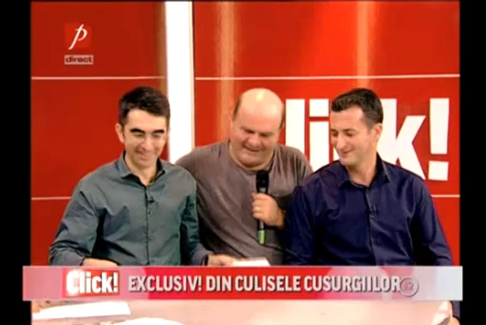 "Cusurgiii" au fost invitaţii emisiunii Click! de la Prima Tv