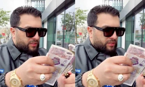 Tzanca Uraganu bani falsi captura Tiktok jpg