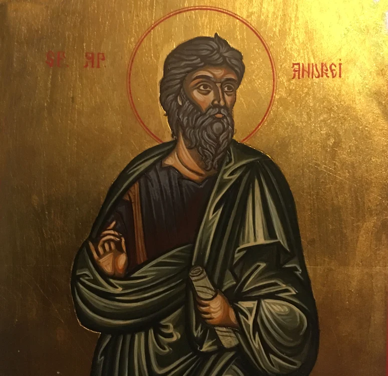Sfântul Apostol Andrei (icoană de Sorin Vintzeanu)