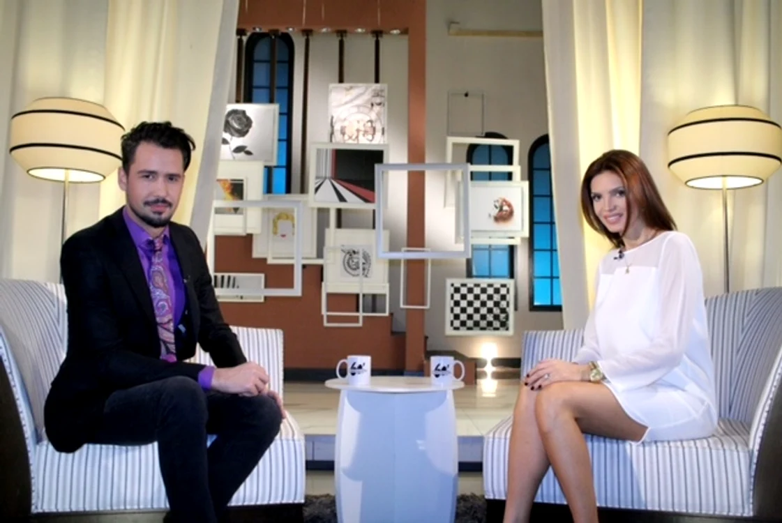 
    Alexandru Constantin și Cristina Spătar (43 de ani) au discutat la filmările unei noi ediții a emisiunii Constantin 60'foto: Arhiva Personală  