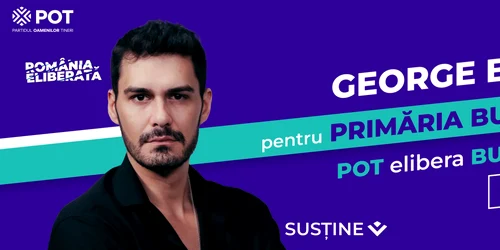 Actorul George Burcea candidatul POT la Primaria Capitalei foto captura foto potlacapitala.ro