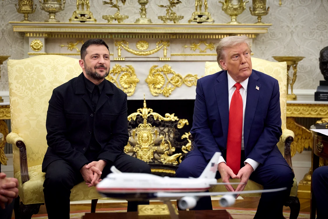 Volodimir Zelenski şi Donald Trump vor fi din nou faţă în faţă la Casa Albă. FOTO: Profimedia