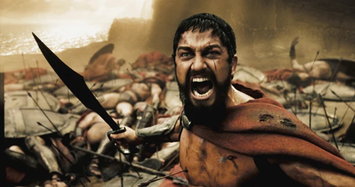 Gerard Butler, în filmul "300"