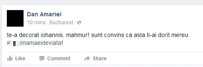 Dan Amariei a avut o reacție ironică pe o rețea socială
