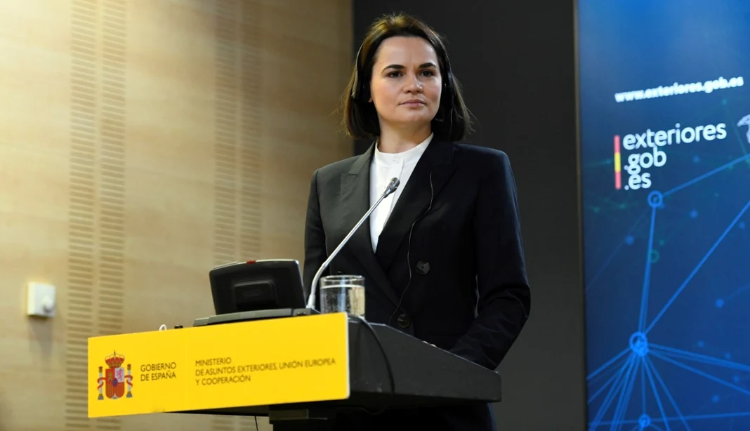 Lidera opoziției belaruse Svetlana Tihanovskaia FOTO: EPA EFE