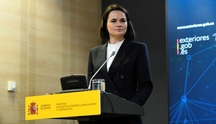 Lidera opoziției belaruse Svetlana Tihanovskaia FOTO: EPA EFE