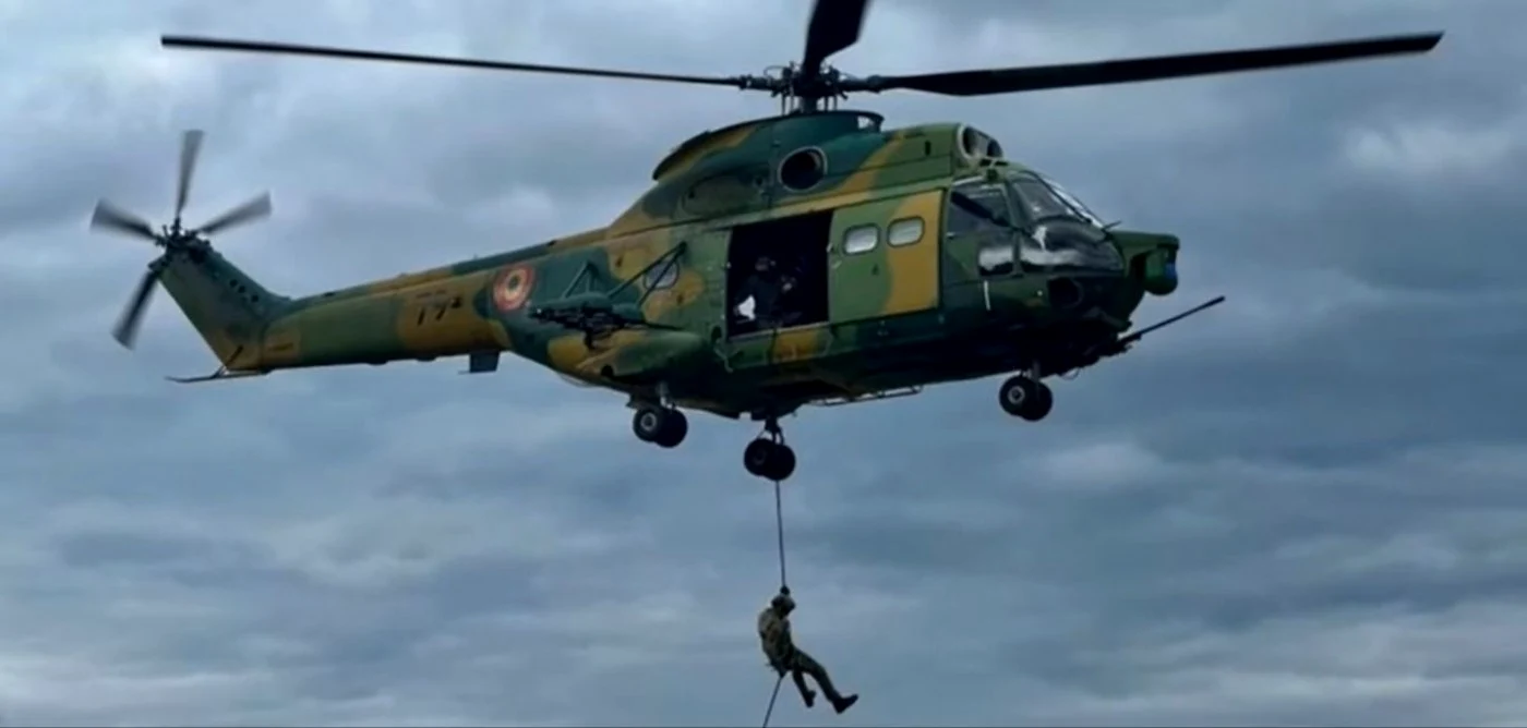 FOTO captură video Baza 95 Aeriană Bacău