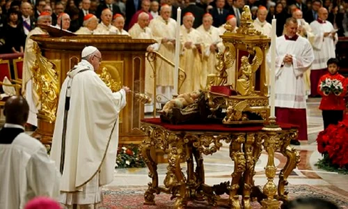 papa francis craciun png