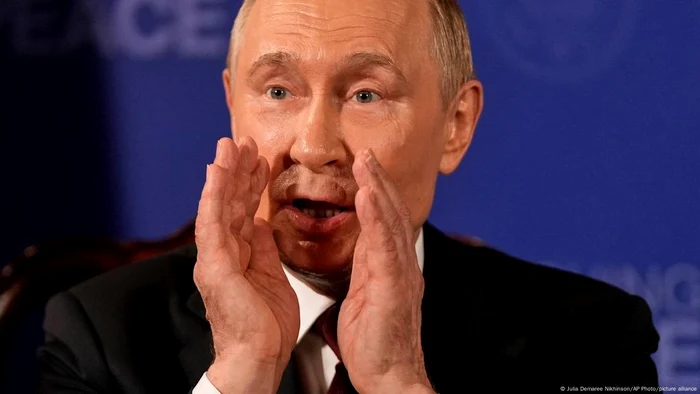 Putin a pretins că nu înţelege ce îl întreabă jurnaliştii