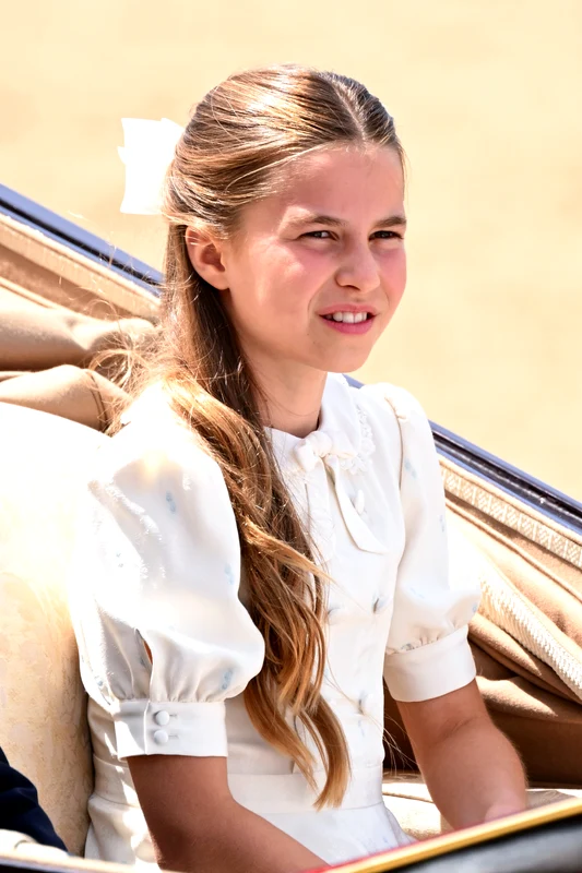 Prințesa Charlotte la Trooping the Colour. FOTO: Getty Images