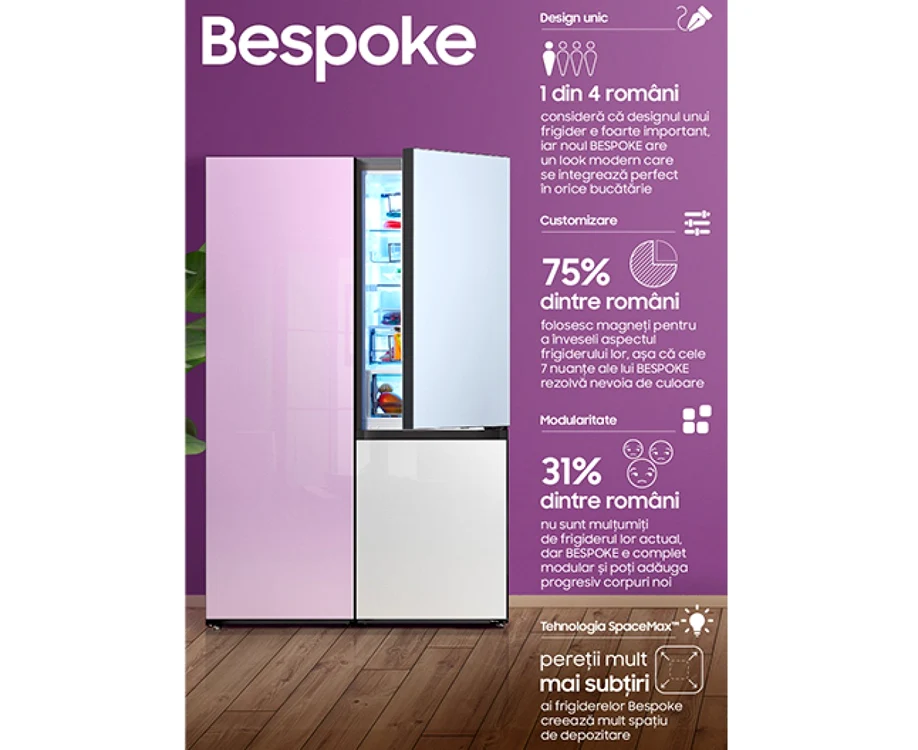 Infografic frigider Bespoke