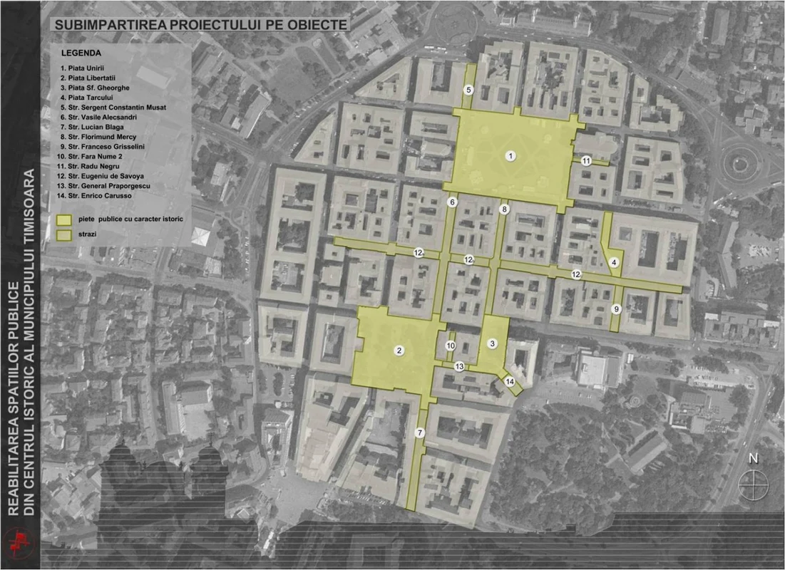 Zona Cetate din Timişoara în 2015