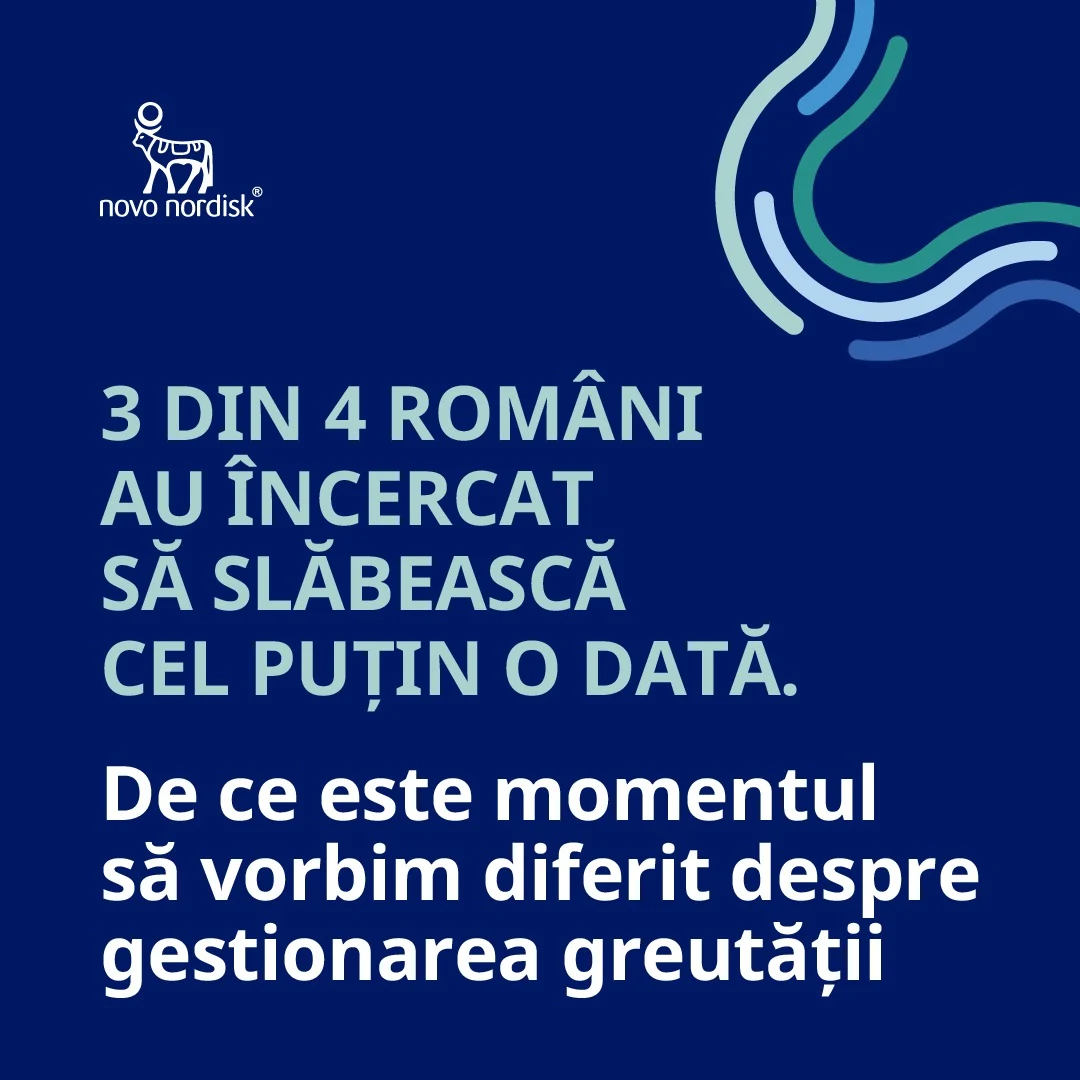 3 din 4 români au încercat să slăbească cel puțin o dată. De ce este momentul să vorbim diferit despre gestionarea greutății