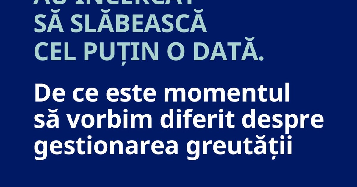 3 din 4 români au încercat să slăbească cel puțin o dată