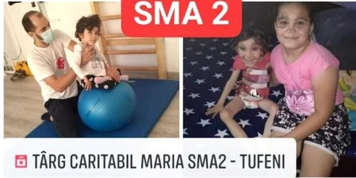 colecta pentru maria andrei - o fetita care suferă de sma tip 2