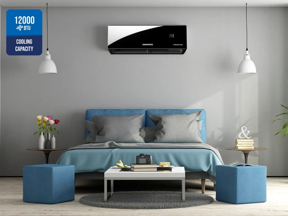 AC Daewoo completează designul dormitorului, menține temperatura ideală pentru somn odihnitor evoMAG