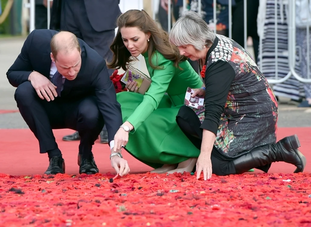 Kate și William au fost impresionați de expoziție