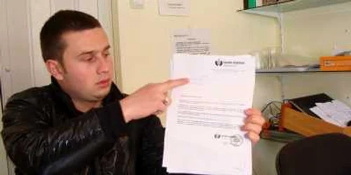 Ionuţ Giubalcă s-a trezit cu poliţa de asigurare fără să aibă habar