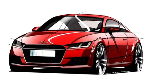 Audi TT schiţă