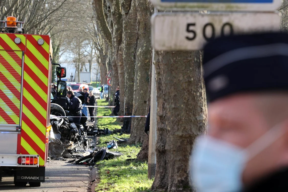 Accident de circulație la Strasbourg FOTO DNA-Laurent Rea 