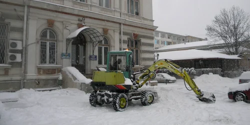 Iarnă în Bacău