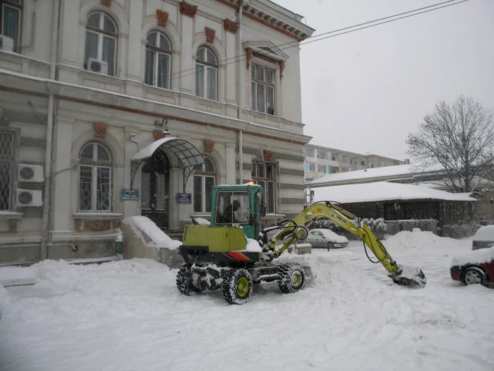 Iarnă în Bacău