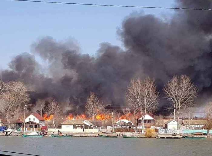 incendiu Sulina