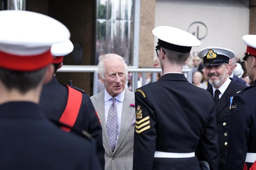 Regele Charles în Jersey. FOTO: Casa Regală