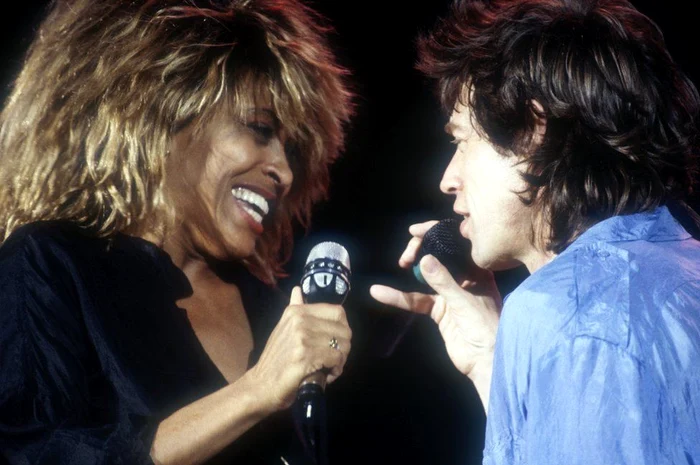 Tina Turner cu prietenul ei, Mick Jagger. Foto: Getty Images