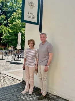 Majestatea Sa Margareta și Principele Radu la Săvârșin. FOTO: Ramona Igret/Casa Majestății Sale