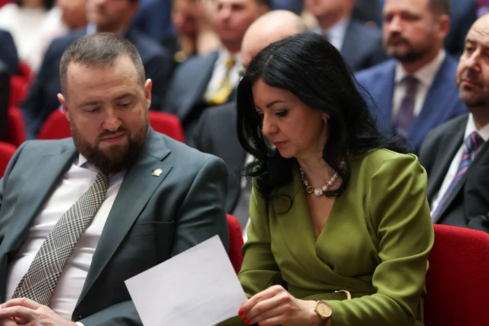 Tatiana Toader, alături de actualul șef DNA, Marius Voineag. FOTO: Inquam Photos / George Călin