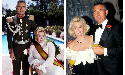 colaj Zsa Zsa Gabor și soțul prinț Frederic von Anhalt profimedia jpg