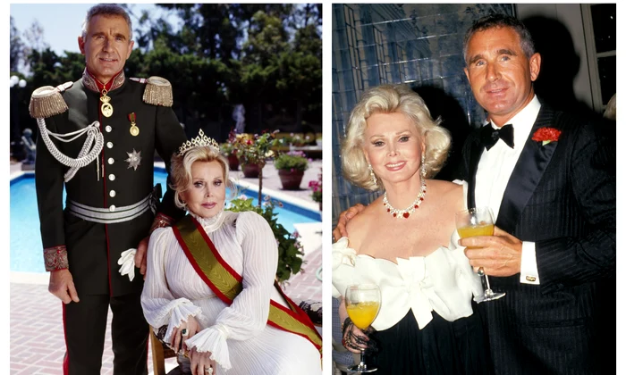 colaj Zsa Zsa Gabor și soțul prinț Frederic von Anhalt profimedia jpg