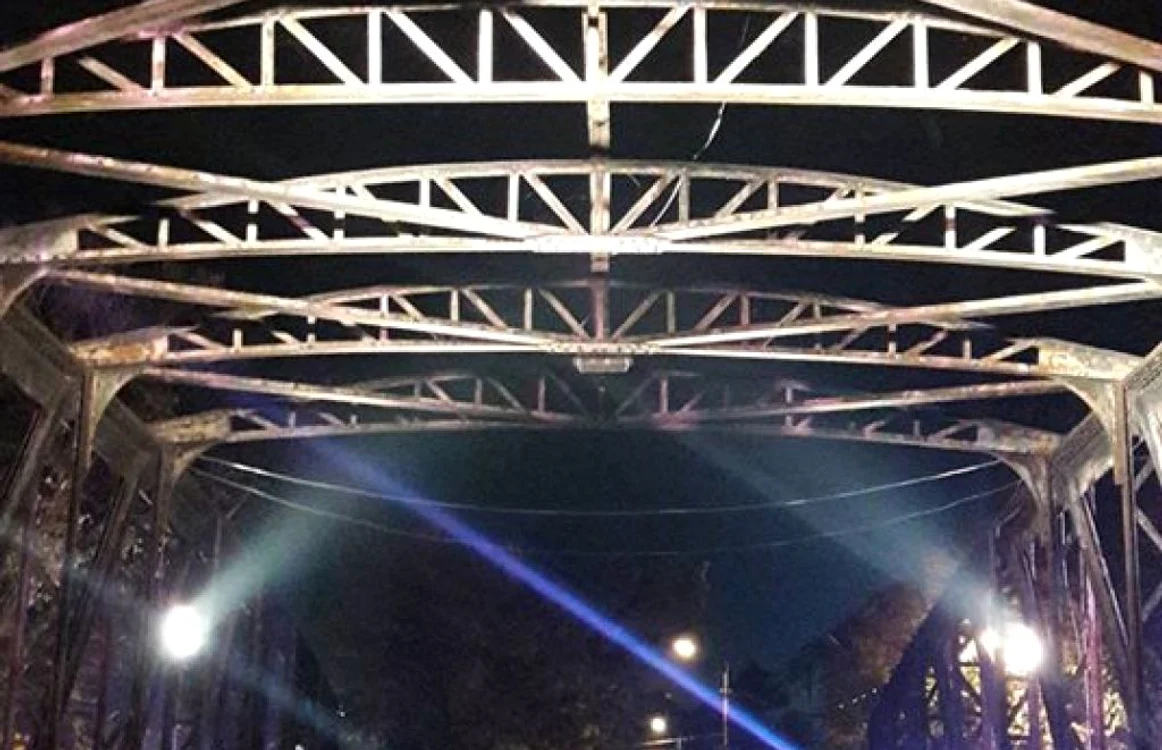Iluminarea Podului de Foer din Timişoara